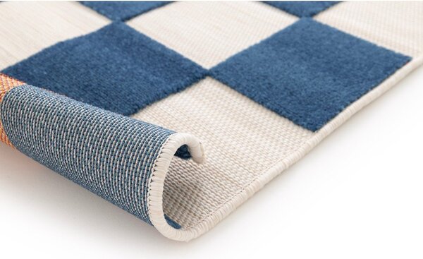 Plavi/krem unutarnji i vanjski tepih 160x230 cm Cuadros – Universal