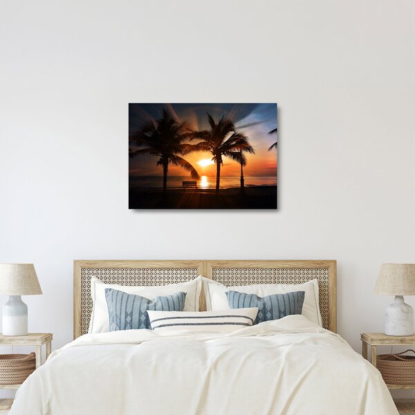 Staklena slika - Pogled na more (70x50 cm)