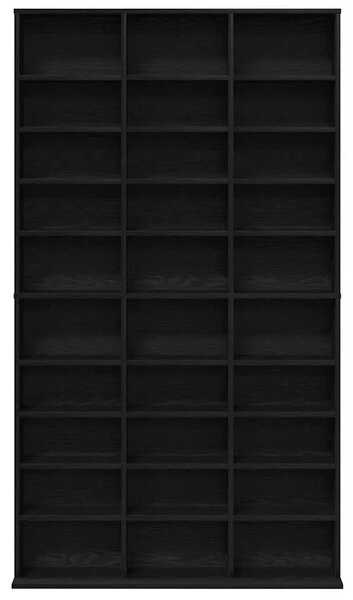 CD ormar Crni hrast 101 x 23 x 177 5 cm Konstruirano drvo - Crni hrast 101 x 23 x 177 5 cm