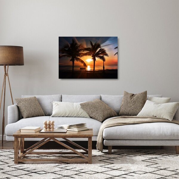 Staklena slika - Pogled na more (70x50 cm)