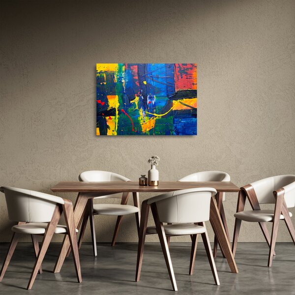 Staklena slika - Apstrakcija (70x50 cm)