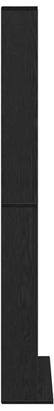 CD ormar Crni hrast 101 x 23 x 177 5 cm Konstruirano drvo - Crni hrast 101 x 23 x 177 5 cm