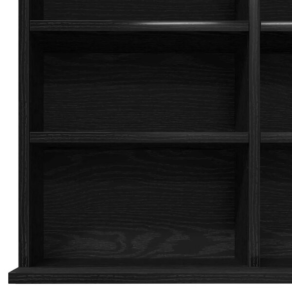 CD ormar Crni hrast 101 x 23 x 177 5 cm Konstruirano drvo - Crni hrast 101 x 23 x 177 5 cm