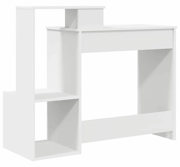 Stol Bijelo 106 x 41 x 88.5 cm Konstruirano drvo - Bijelo