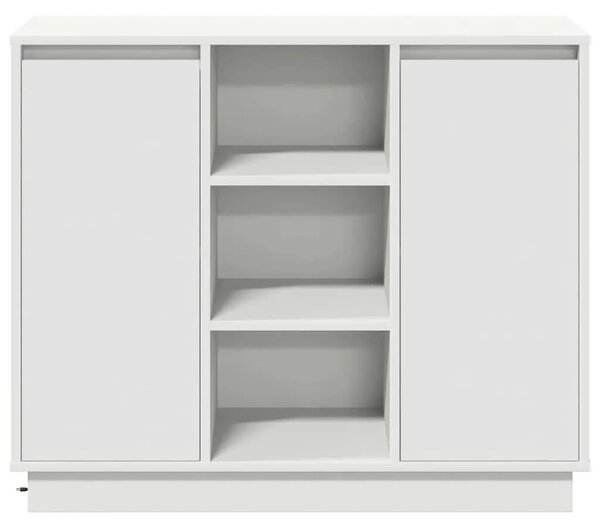 LED komoda Bijelo 90 x 32 x 75 cm Konstruirano drvo - Bijelo