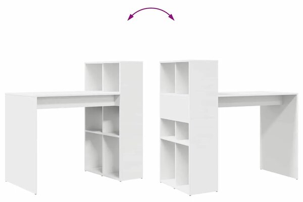 Stol Bijelo Konstruirano drvo 108 x 55 x 103.5 cm - Bijelo