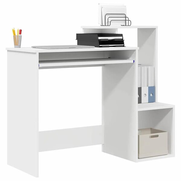 Stol Bijelo 106 x 41 x 88.5 cm Konstruirano drvo - Bijelo