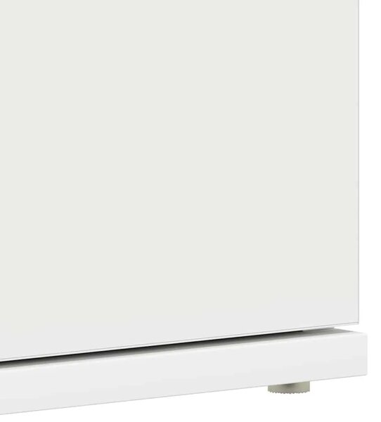 Ormar za cipele 80 x 39 x 178 cm Konstruirano drvo Bijelo - Bijelo
