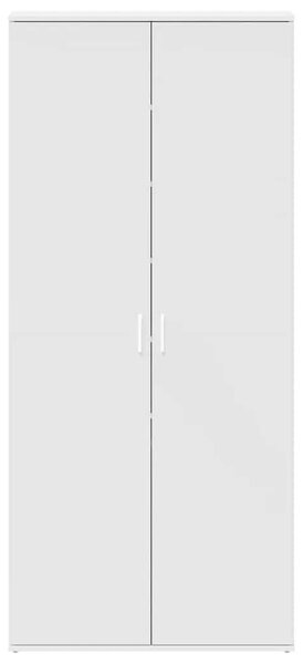 Ormar za cipele 80 x 39 x 178 cm Konstruirano drvo Bijelo - Bijelo