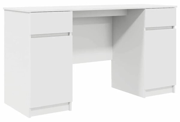 Stol Bijelo Konstruirano drvo 140 x 49 x 76 cm - Bijelo