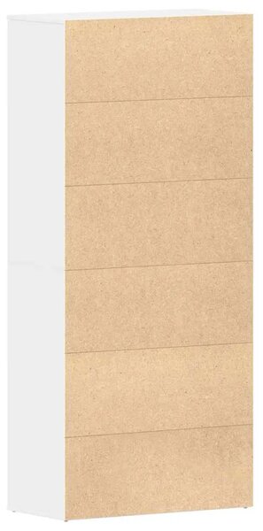 Ormar za cipele 80 x 39 x 178 cm Konstruirano drvo Bijelo - Bijelo