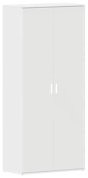 Ormar za cipele 80 x 39 x 178 cm Konstruirano drvo Bijelo - Bijelo