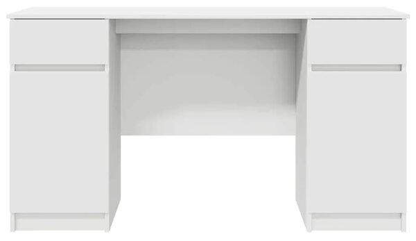 Stol Bijelo Konstruirano drvo 140 x 49 x 76 cm - Bijelo