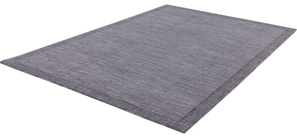 Tamno sivi vuneni tepih 133x180 cm Linea – Agnella