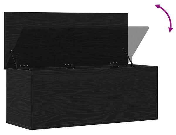 Kutija za spremanje Crni hrast 90 x 35 x 35 cm - Crni hrast 90 x 35 x 35 cm