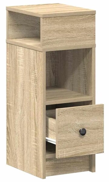 Noćni ormarić s ladicom sonoma hrast 25x31x66 cm - sonoma hrast 1 Sonoma hrast 1