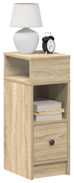 Noćni ormarić s ladicom sonoma hrast 25x31x66 cm - sonoma hrast 1 Sonoma hrast 1