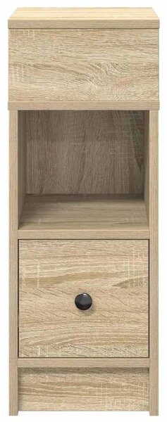 Noćni ormarić s ladicom sonoma hrast 25x31x66 cm - sonoma hrast 1 Sonoma hrast 1