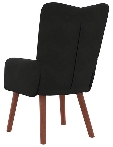 Fotelja Crna 63 x 67 x 94 cm Baršun - Crna