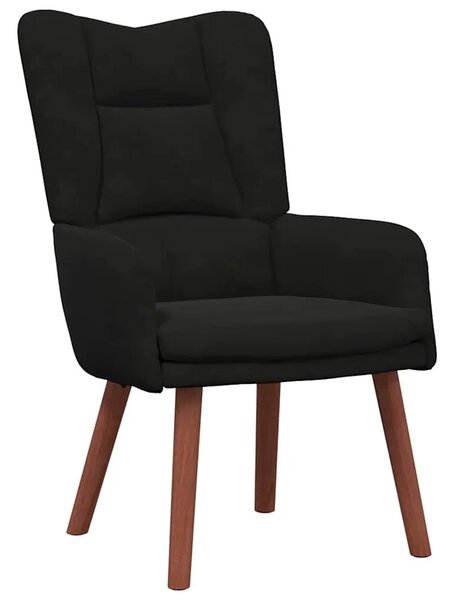 Fotelja Crna 63 x 67 x 94 cm Baršun - Crna