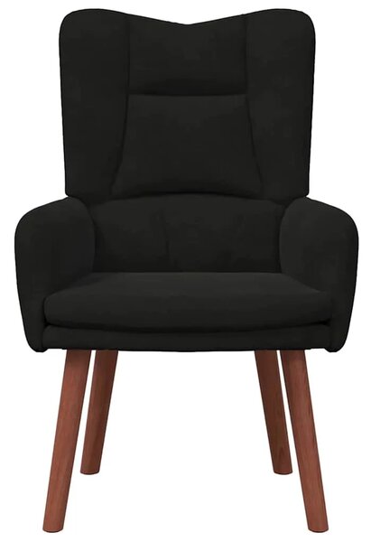 Fotelja Crna 63 x 67 x 94 cm Baršun - Crna