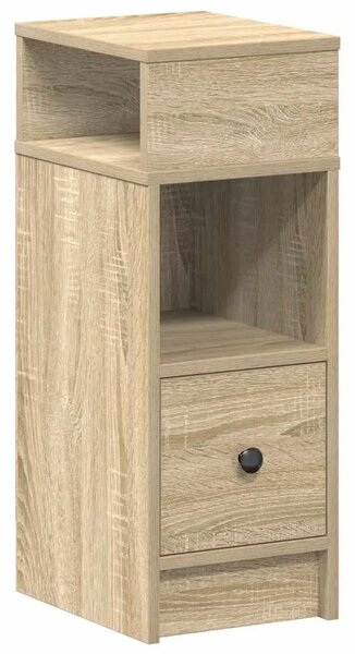 Noćni ormarić s ladicom sonoma hrast 25x31x66 cm - sonoma hrast 1 Sonoma hrast 1
