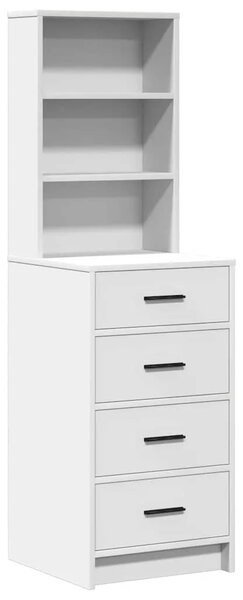 Toaletni stol 2 kom. Bijelo 78.5 x 41 x 135 cm - Bijelo