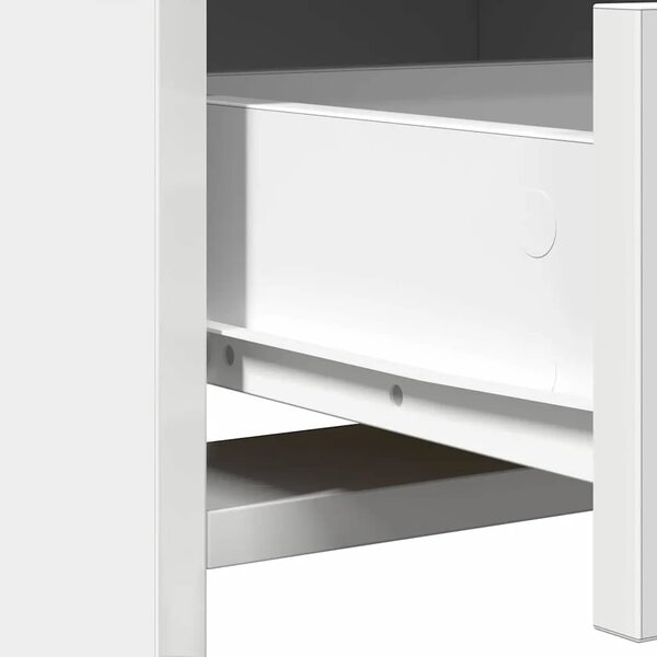 Toaletni stol 2 kom. Bijelo 78.5 x 41 x 135 cm - Bijelo