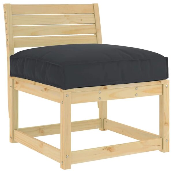 Jastuk Oxford tkanina Crna 80 x 80 x 12 cm - Crna