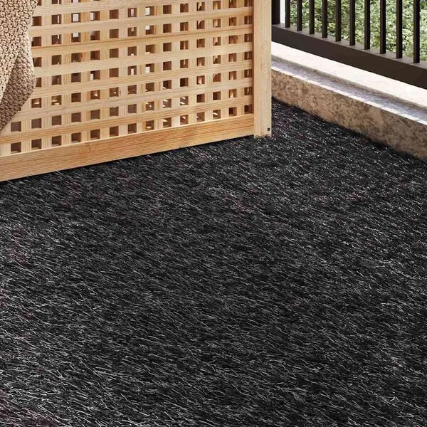 Umjetna trava 1500 x 100 x 3 cm PP i PE - Crna 1 x 15 m 30 mm