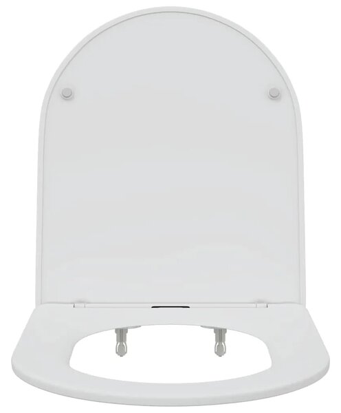 WC daska Bijela 47 x 36 x 3 4 cm Duroplast - Bijela