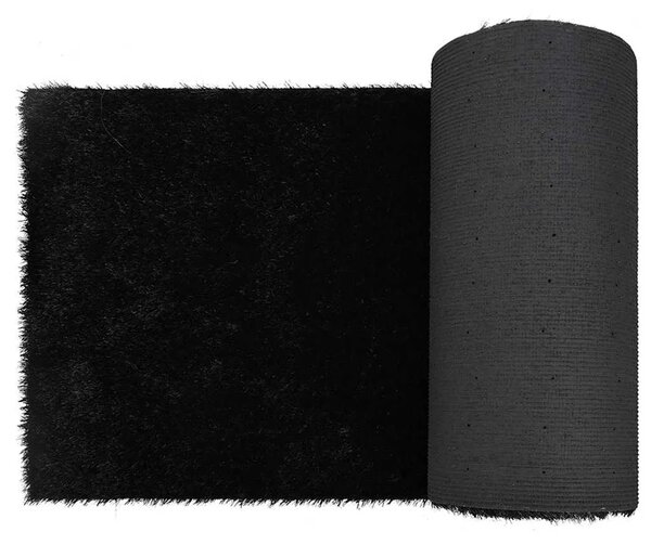 Umjetna trava 1500 x 100 x 3 cm PP i PE - Crna 1 x 15 m 30 mm