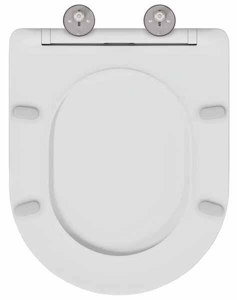 WC daska Bijela 47 x 36 x 3 4 cm Duroplast - Bijela