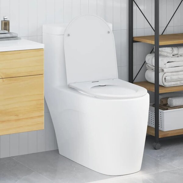 WC daska Bijela 47 x 36 x 3 4 cm Duroplast - Bijela