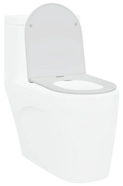 WC daska Bijela 47 x 36 x 3 4 cm Duroplast - Bijela