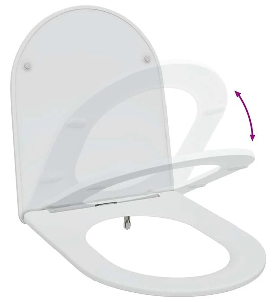 WC daska Bijela 47 x 36 x 3 4 cm Duroplast - Bijela