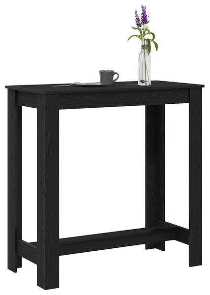 Stol za bar 102 x 50 x 103.5 cm Konstruirano drvo Crni hrast - Crni hrast 102 cm