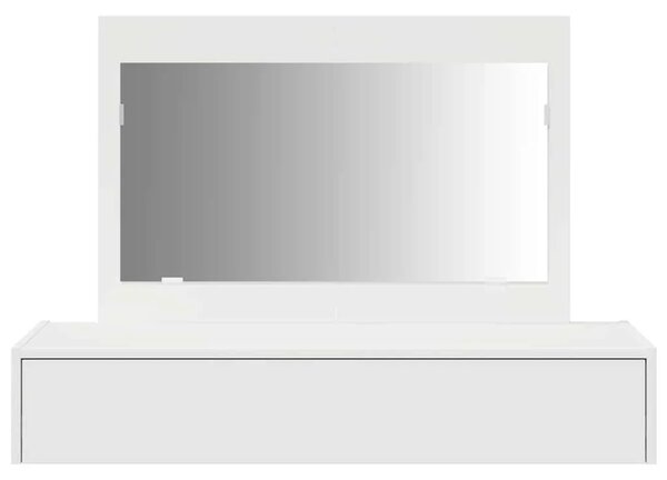 Toaletni stol Bijelo 100 x 40 x 70 cm Konstruirano drvo - 100 x 40 x 70 cm Bijeli bez LED svjetala