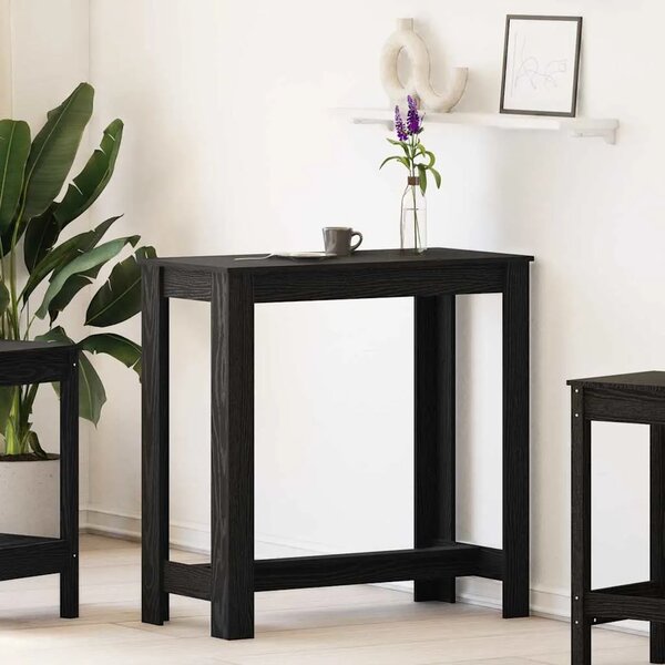 Stol za bar 102 x 50 x 103.5 cm Konstruirano drvo Crni hrast - Crni hrast 102 cm