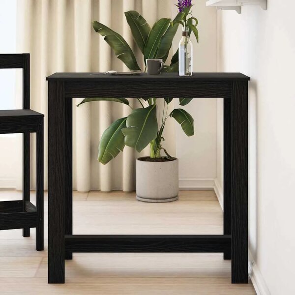 Stol za bar 102 x 50 x 103.5 cm Konstruirano drvo Crni hrast - Crni hrast 102 cm