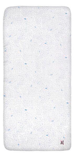 Dječja muslinska plahta FLAKES 70 x 140 cm