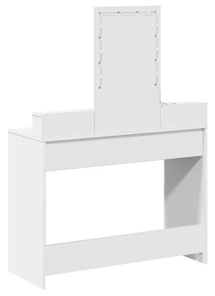 Toaletni stol Bijelo 100 x 41 x 140 cm Konstruirano drvo - 100 x 41 x 140 cm Bijelo