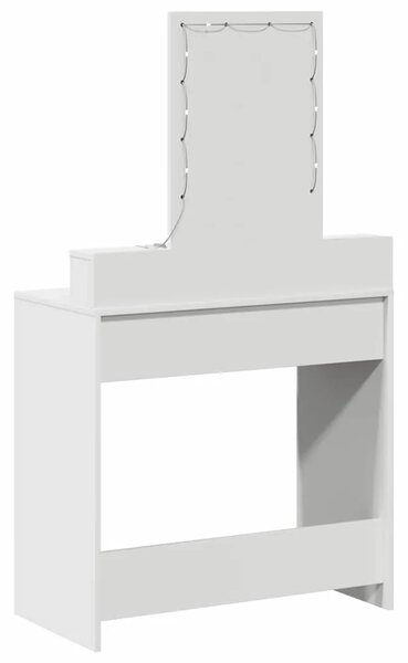 Toaletni stol Bijelo 79 x 41 x 140 cm Konstruirano drvo - 79 x 41 x 140 cm Bijelo