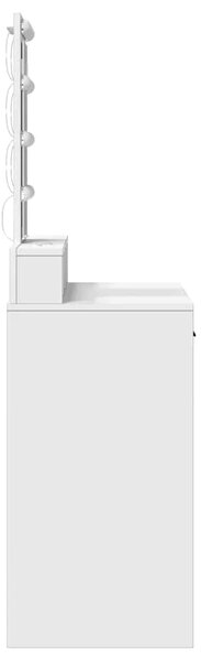 Toaletni stol Bijelo 100 x 41 x 140 cm Konstruirano drvo - 100 x 41 x 140 cm Bijelo
