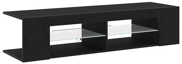TV ormar 135 x 39 x 30 cm Crni hrast Konstruirano drvo - Crni hrast
