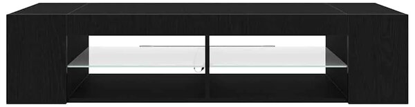 TV ormar 135 x 39 x 30 cm Crni hrast Konstruirano drvo - Crni hrast