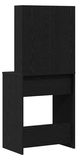 Toaletni stol Crni hrast 60 x 40 x 140 cm Konstruirano drvo - Crni hrast