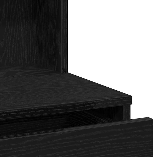 Toaletni stol Crni hrast 60 x 40 x 140 cm Konstruirano drvo - Crni hrast