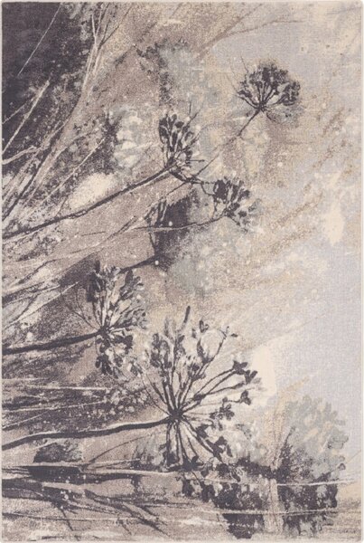 Sivo-krem vuneni tepih 133x180 cm Lissey – Agnella