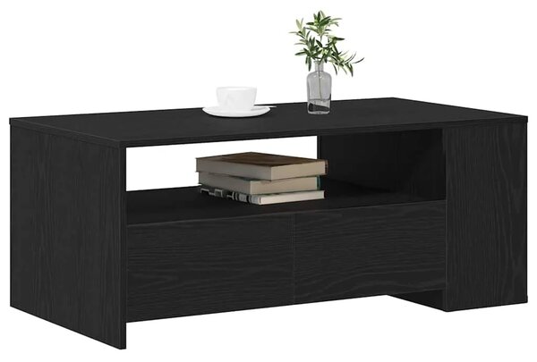 Stolić za kavu Crni hrast 102 x 55 x 43 5 cm Konstruirano drvo - Crni hrast